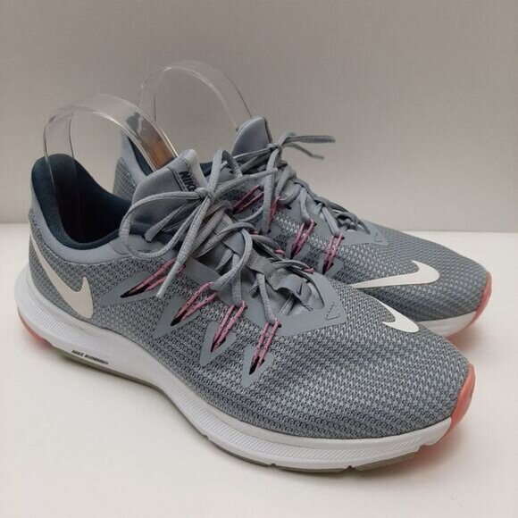 NIKE Quest Athletic Running Shoes Gray & Pink Women's Sz 8.5 - Picture 2 of 14